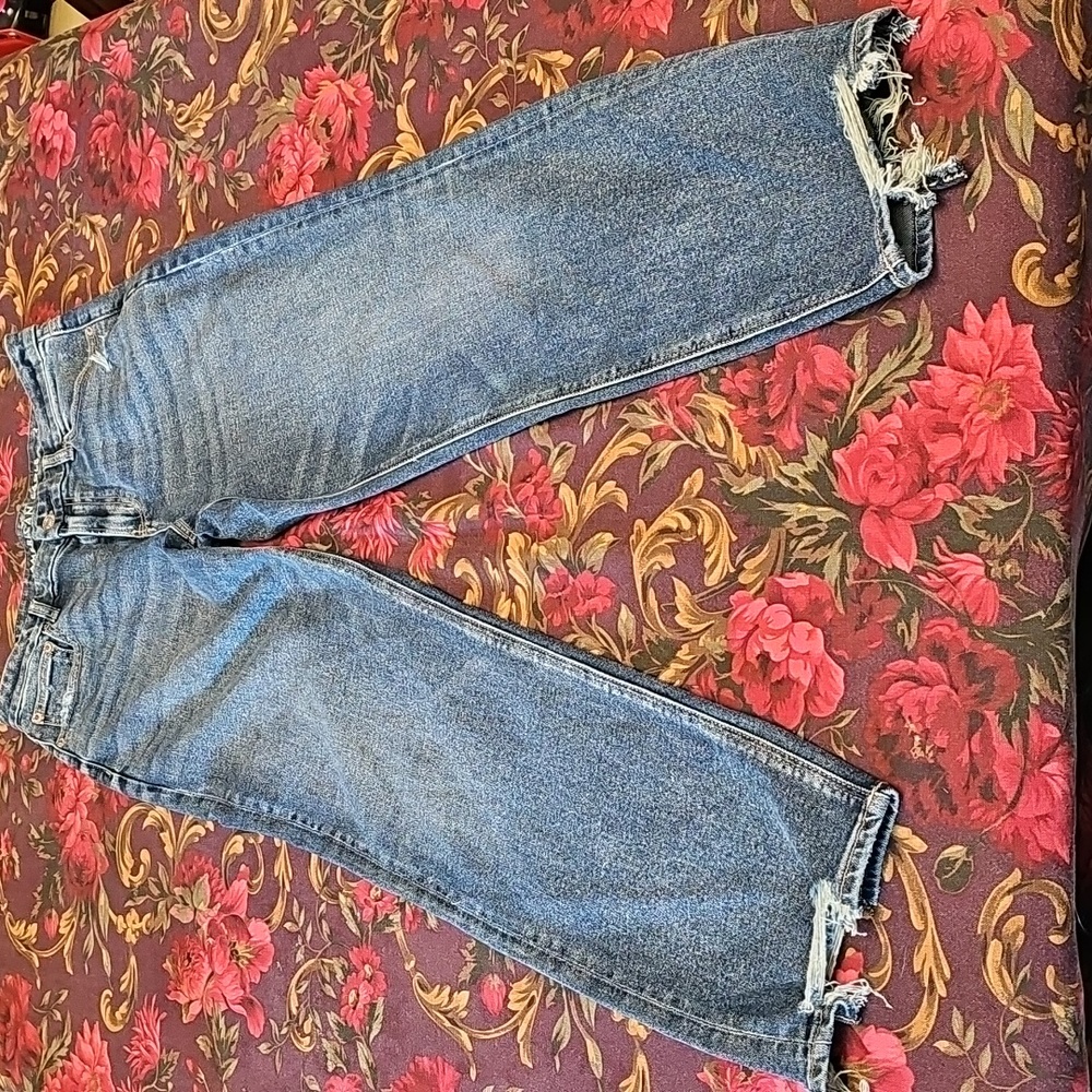 American Eagle Outfitters Curvy High Waisted straight leg Sz 10